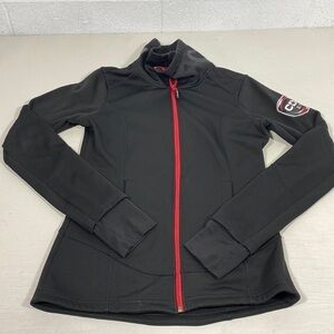 Canadian black and red zippered sweater​​​​​​​​​​​​​​​​